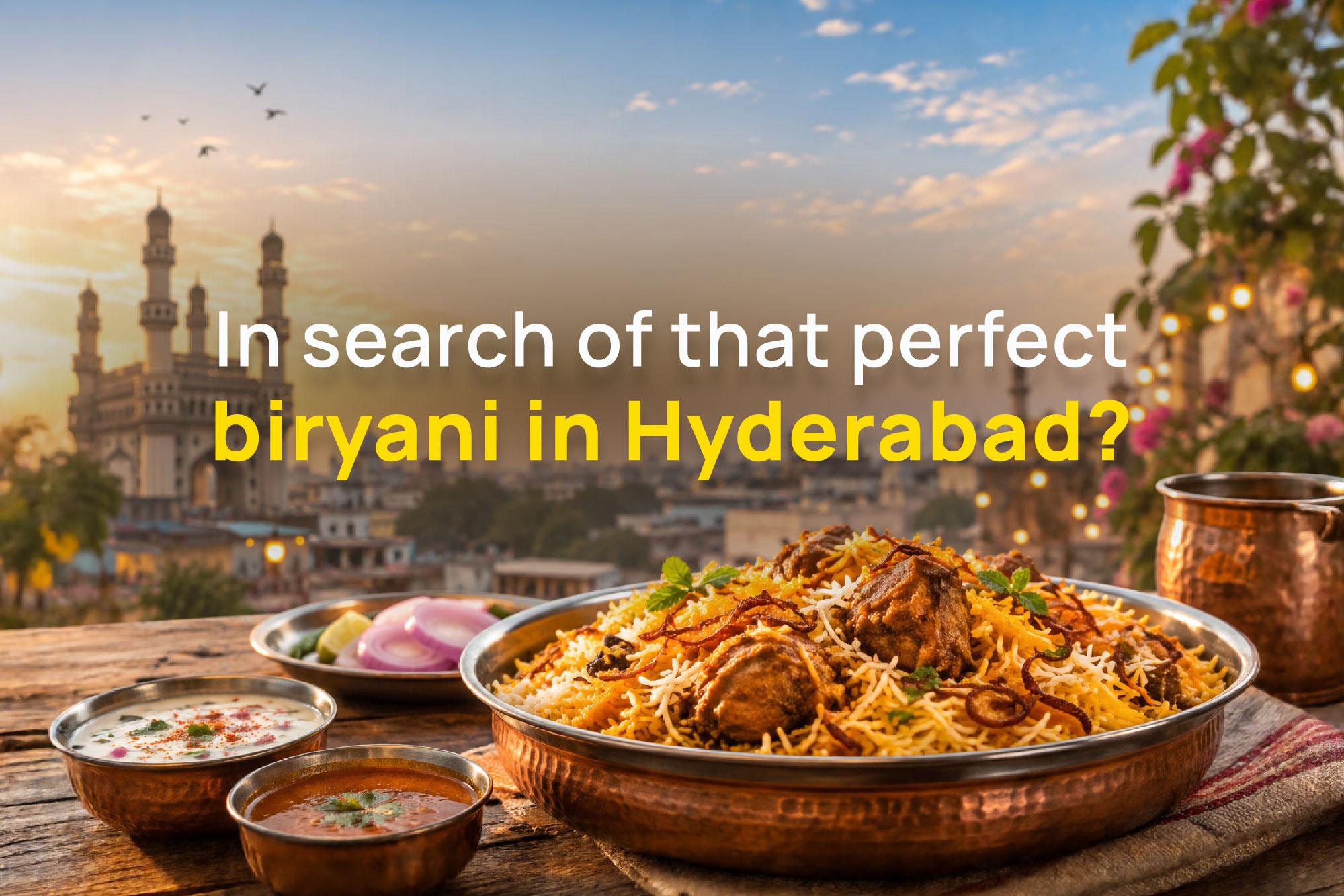In search of that PERFECT biryani in Hyderabad? This is the only guide you need